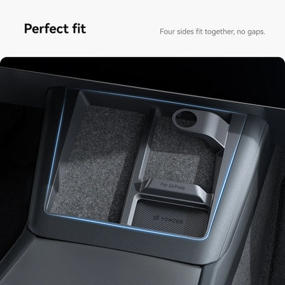 Tesla Model 3 Y Highland Juniper Wireless Charging Tray Non-Slip Frame for Phones Watches Headphones