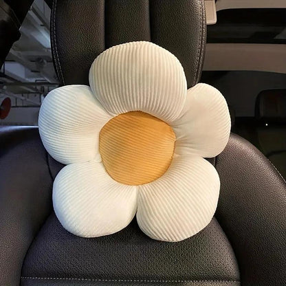 Sunflower Car Neck Pillow - Cartoon Headrest Support Cushion
