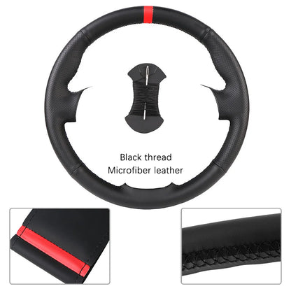 Renault and Dacia Stitch-On Steering Wheel Cover - Black Thread (Type B)