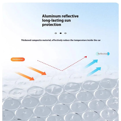 F1 Racing Pattern Universal Car Windshield Sunshade Folding Visor - A