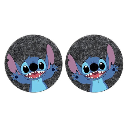 Stitch 3D Anti-Slip Car Cup Holder Coaster Cartoon Auto Interior