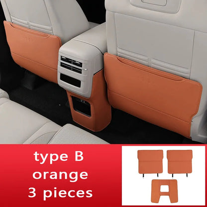 BYD Ti7 Seat Back Protector Mat with Storage - type B