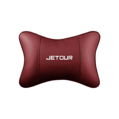 Jetour Leather Car Neck Pillow – Fits X70, X90, Dashing, X95, X70S PLUS & More - TZ-Beige