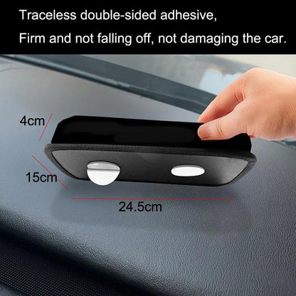 PU Leather Dashboard Console Organizer Storage Box Phone Keys Coin