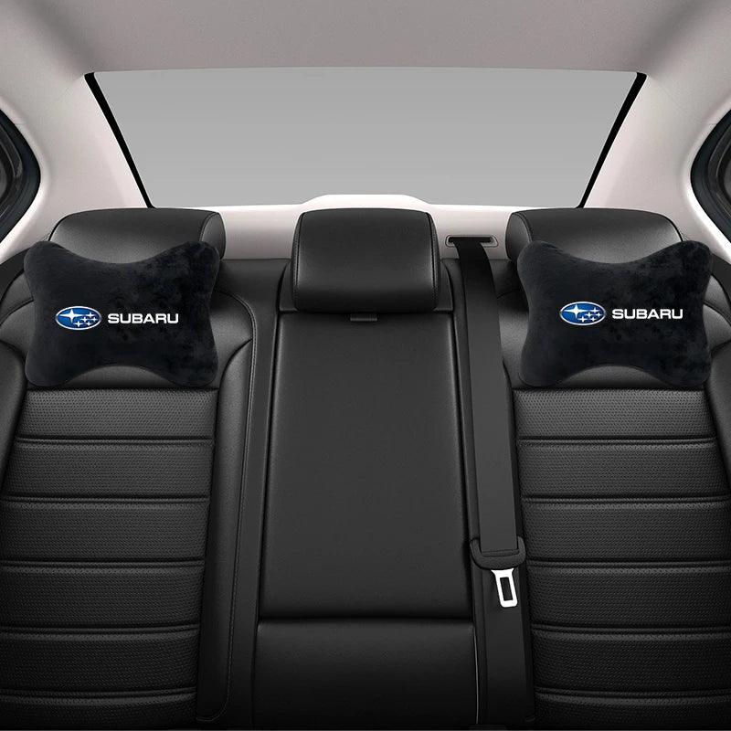 Subaru Neck Support Pillow Car Headrest - Embroidered