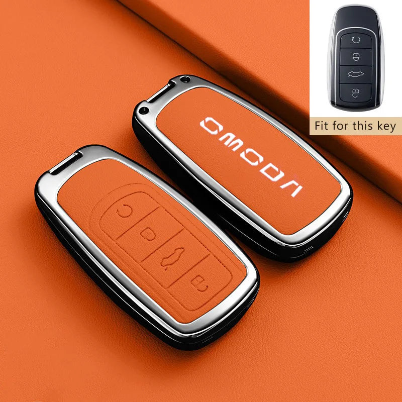 Zinc Alloy Key Fob Case for Chery Omoda C5 9 Phev 2025 2026
