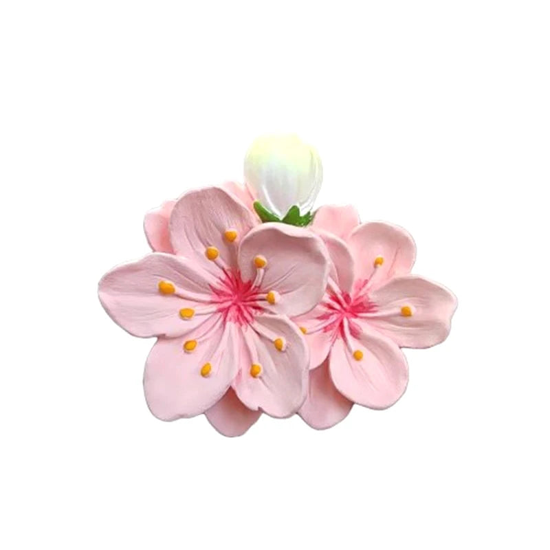 Flower Car Vent Air Freshener Clip – Peach Blossom Aroma Diffuser