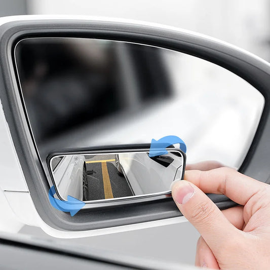 360° Adjustable Blind Spot Mirrors – 2-Piece Wide-Angle Car Mirrors