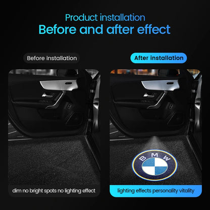 BMW LED Door Logo Projector Light E90 E60 E46 F30 F20 Welcome Lamp