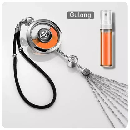 Toyota & GR Metal Lace Car Perfume Pendant Air Freshener