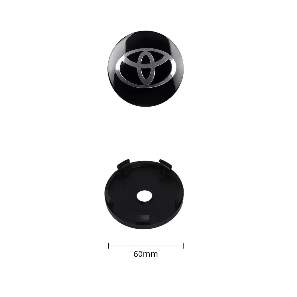 4Pcs 60MM Toyota Wheel Center Hub Caps