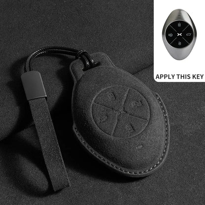 XPeng Suede Key Case - Black  A2