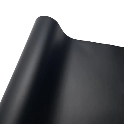 Matte Black Car Vinyl Wrap – Self-Adhesive Film with Air Release for Cars & Motorcycles - 10X152 CM