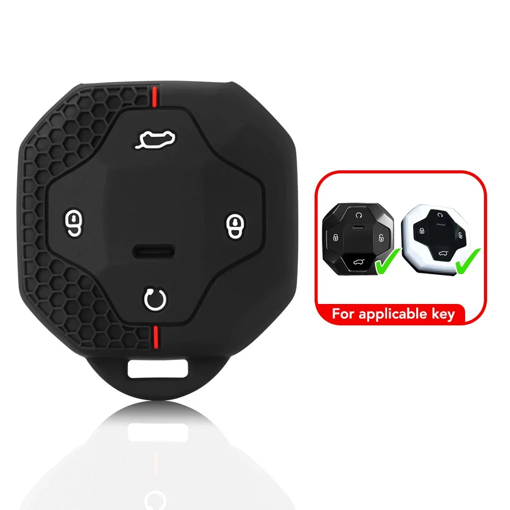 Silicone Key Case Cover for Chery Jetour Genesis Traveller X90