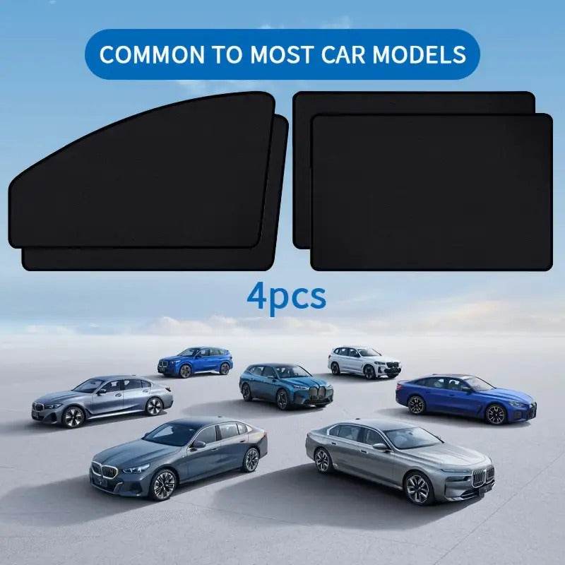 Universal Car Sunshade Set - Translucent Mesh