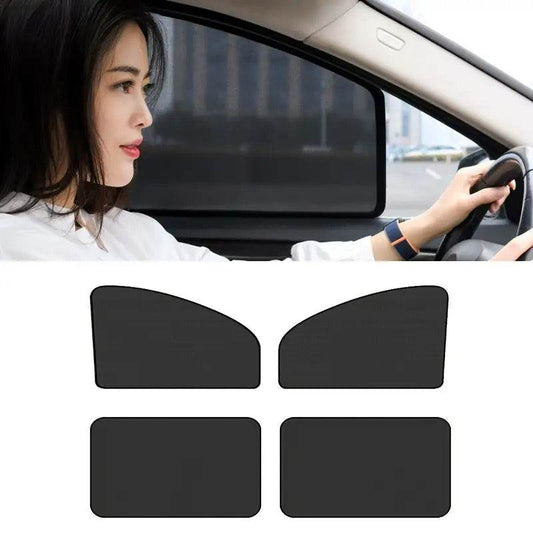 Universal Car Sunshade Set - Full Black