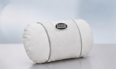 Range Rover Car Neck Pillow & Lumbar Support Cushion - Headrest White