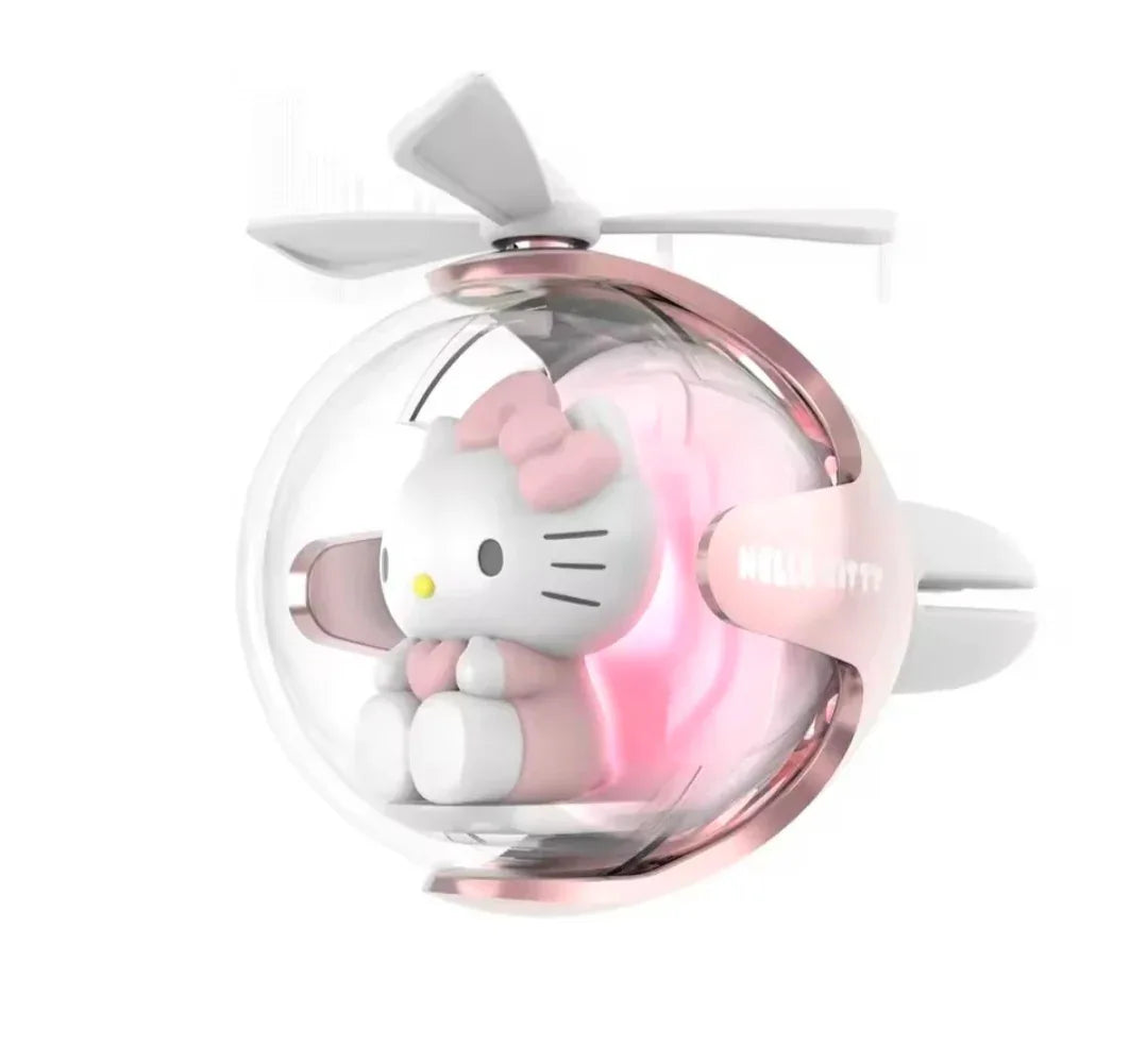 Hello Kitty & Friends Flying Ball Car Air Freshener with LED Light