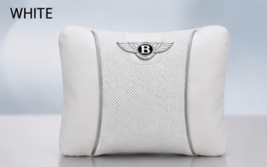 Bentley Car Neck Pillow & Lumbar Support Cushion - Lumbar White