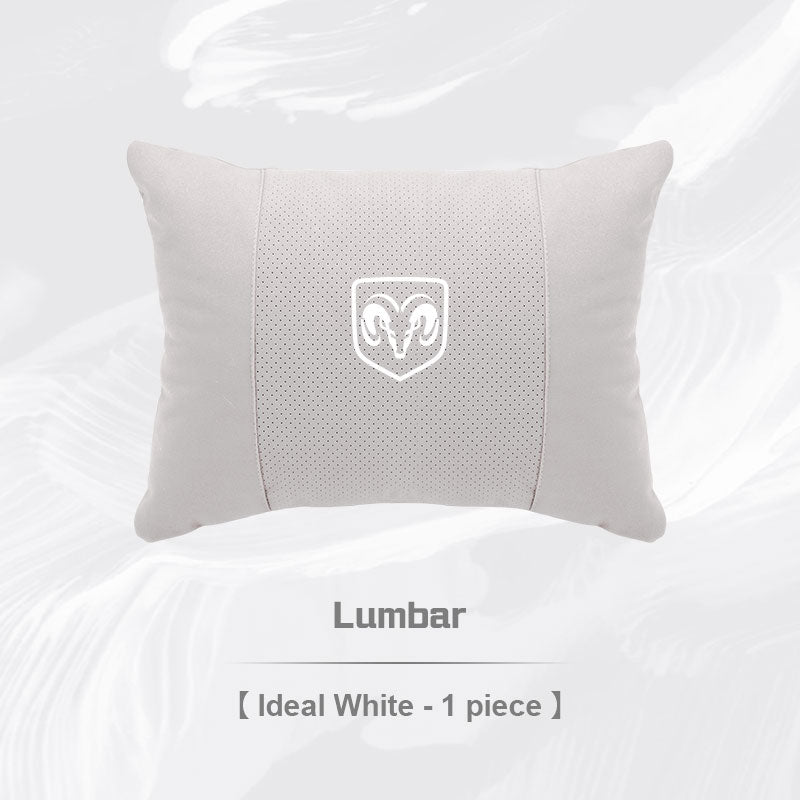 Dodge Neck Pillow and Lumbar Support Cushion Set