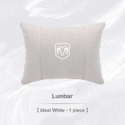 Dodge Neck Pillow and Lumbar Support Cushion Set