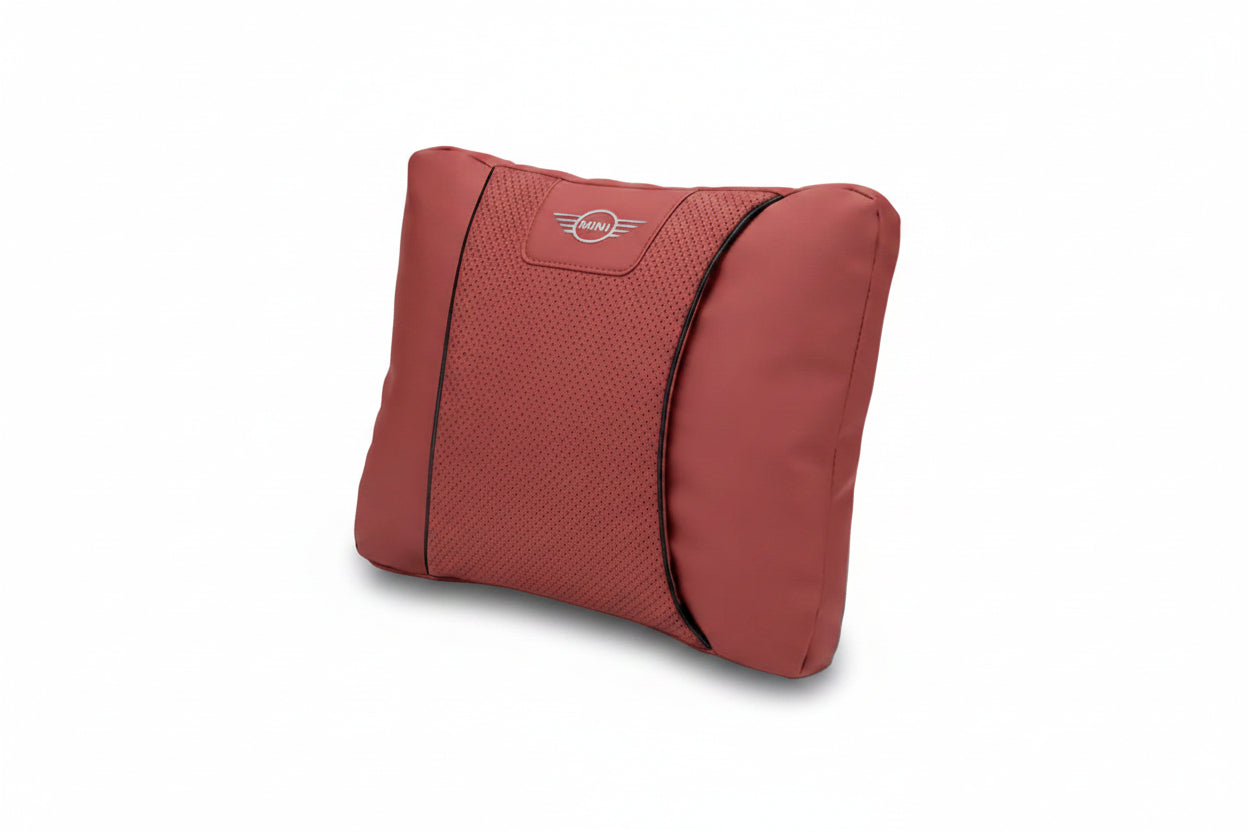 MINI Cooper Neck Pillow & Lumbar Support Cushion - Red / Lumbar Cushion