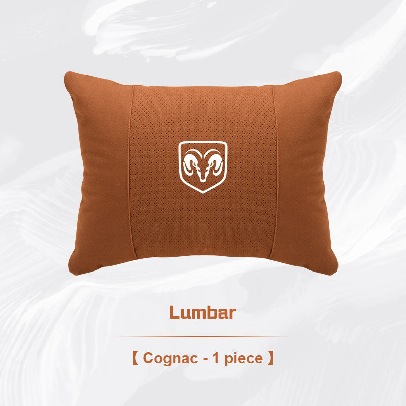 Dodge Neck Pillow and Lumbar Support Cushion Set