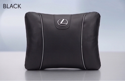 Lexus Car Neck Pillow & Lumbar Support Cushion - Lumbar Black