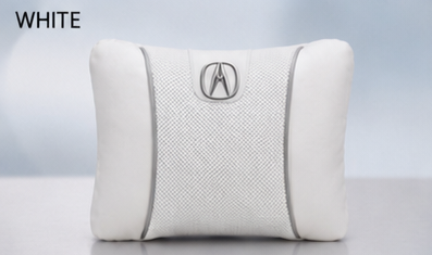 Acura Car Neck Pillow & Lumbar Support Cushion - Lumbar White