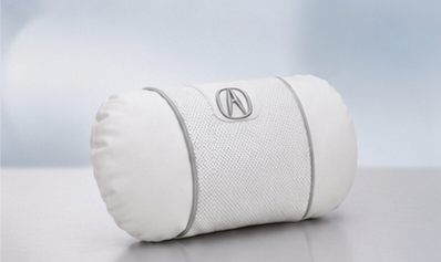 Acura Car Neck Pillow & Lumbar Support Cushion - Headrest White