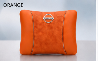 Nissan Car Neck Pillow & Lumbar Support Cushion Set