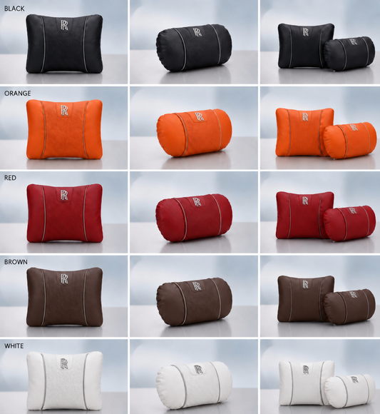 Rolls-Royce Car Neck Pillow & Lumbar Support Cushion