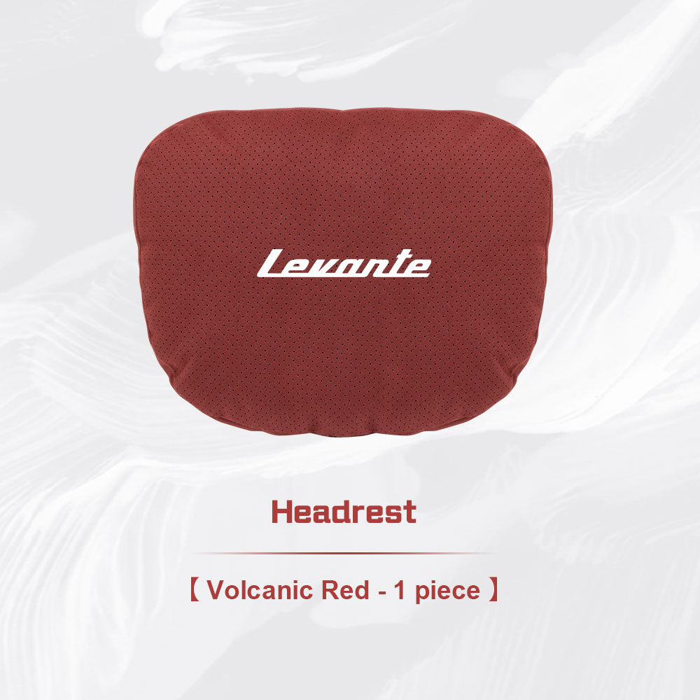 Levante Car Neck Pillow and Lumbar Support Cushion Set