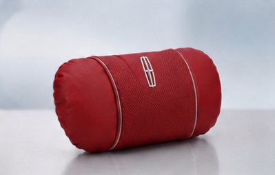 Lincoln Car Neck Pillow & Lumbar Support Cushion - Headrest Red