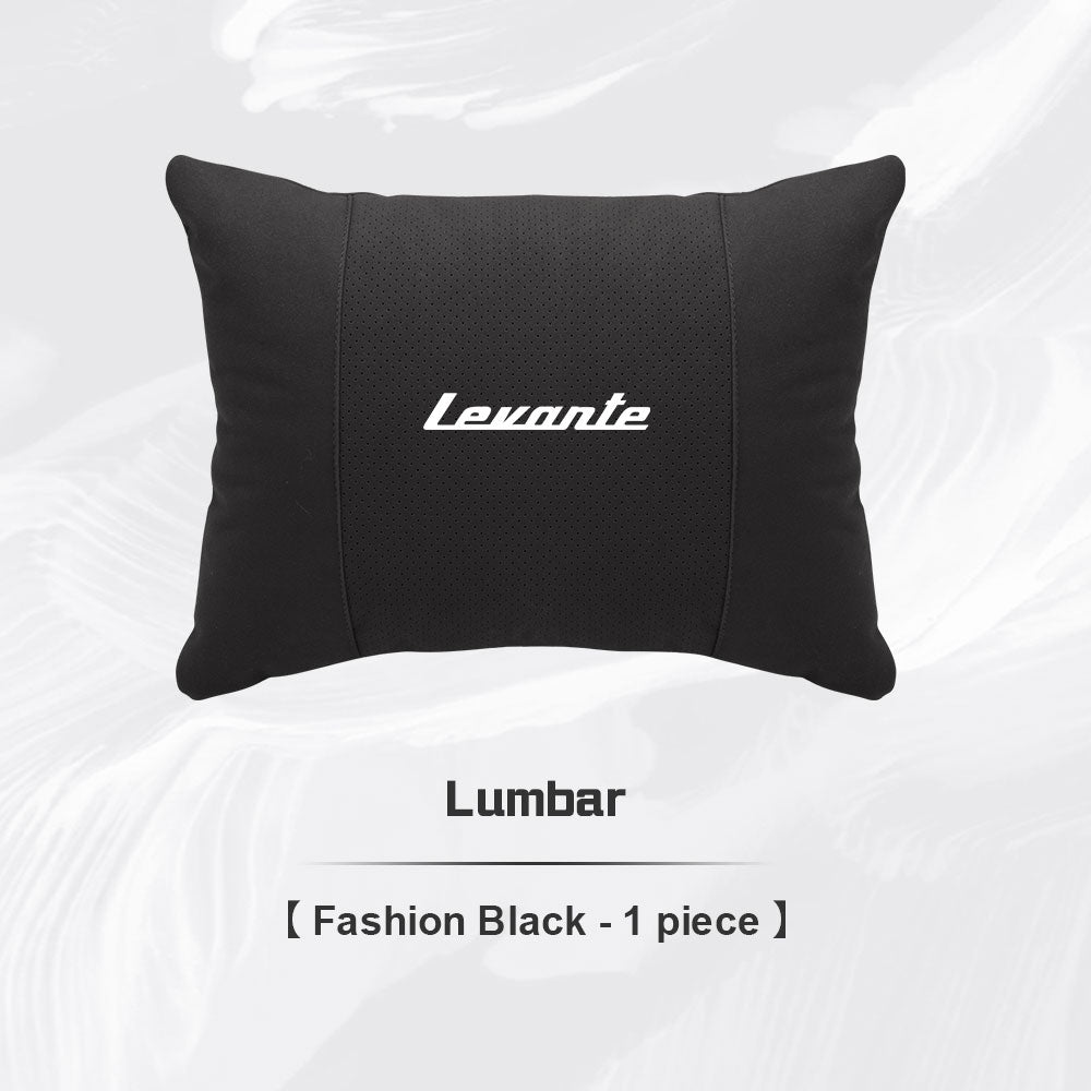 Levante Car Neck Pillow and Lumbar Support Cushion Set