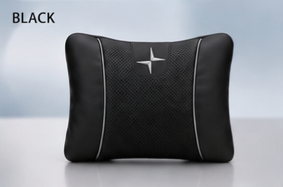 Polestar Car Neck Pillow and Lumbar Support Cushion Set