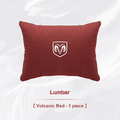 Dodge Neck Pillow and Lumbar Support Cushion Set