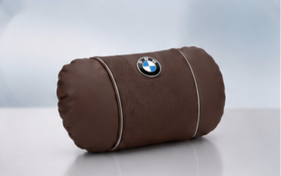 BMW Car Neck Pillow and Lumbar Support Cushion Set