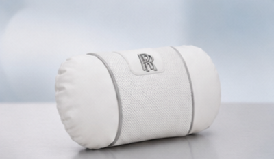 Rolls-Royce Car Neck Pillow & Lumbar Support Cushion - Headrest White