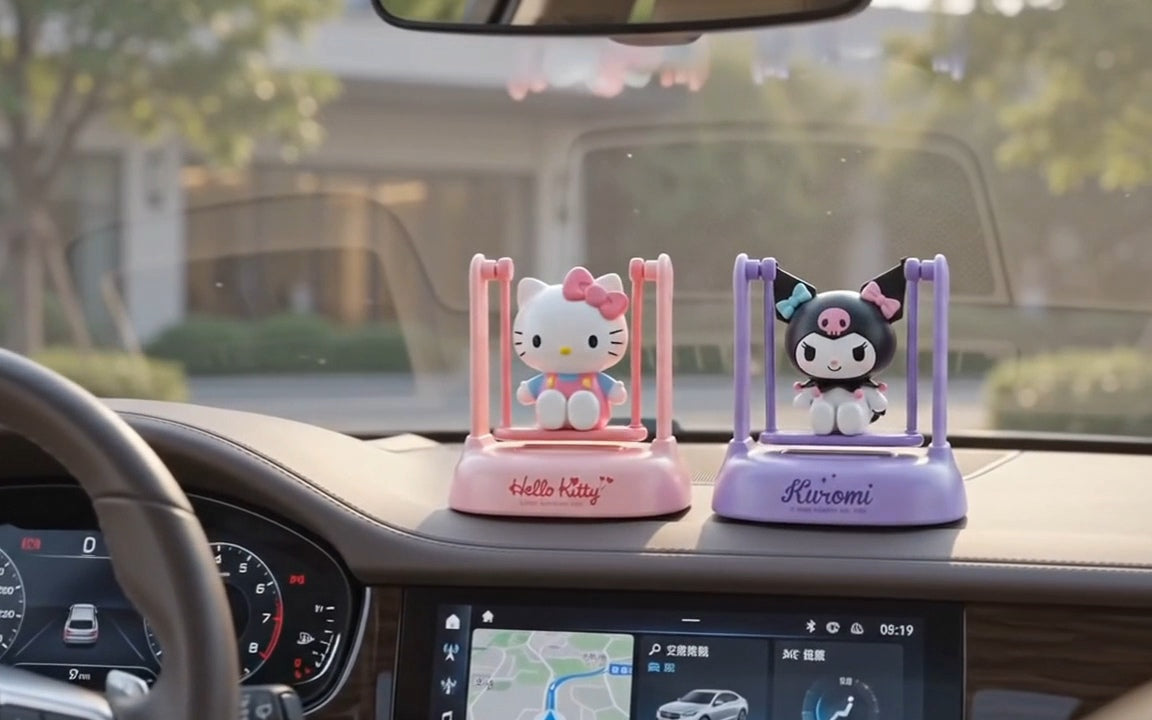 Hello Kitty & Kuromi Solar Car Air Freshener