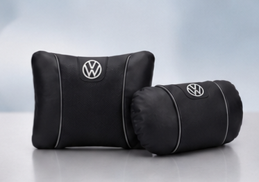 Volkswagen Car Neck Pillow & Lumbar Support Cushion Set