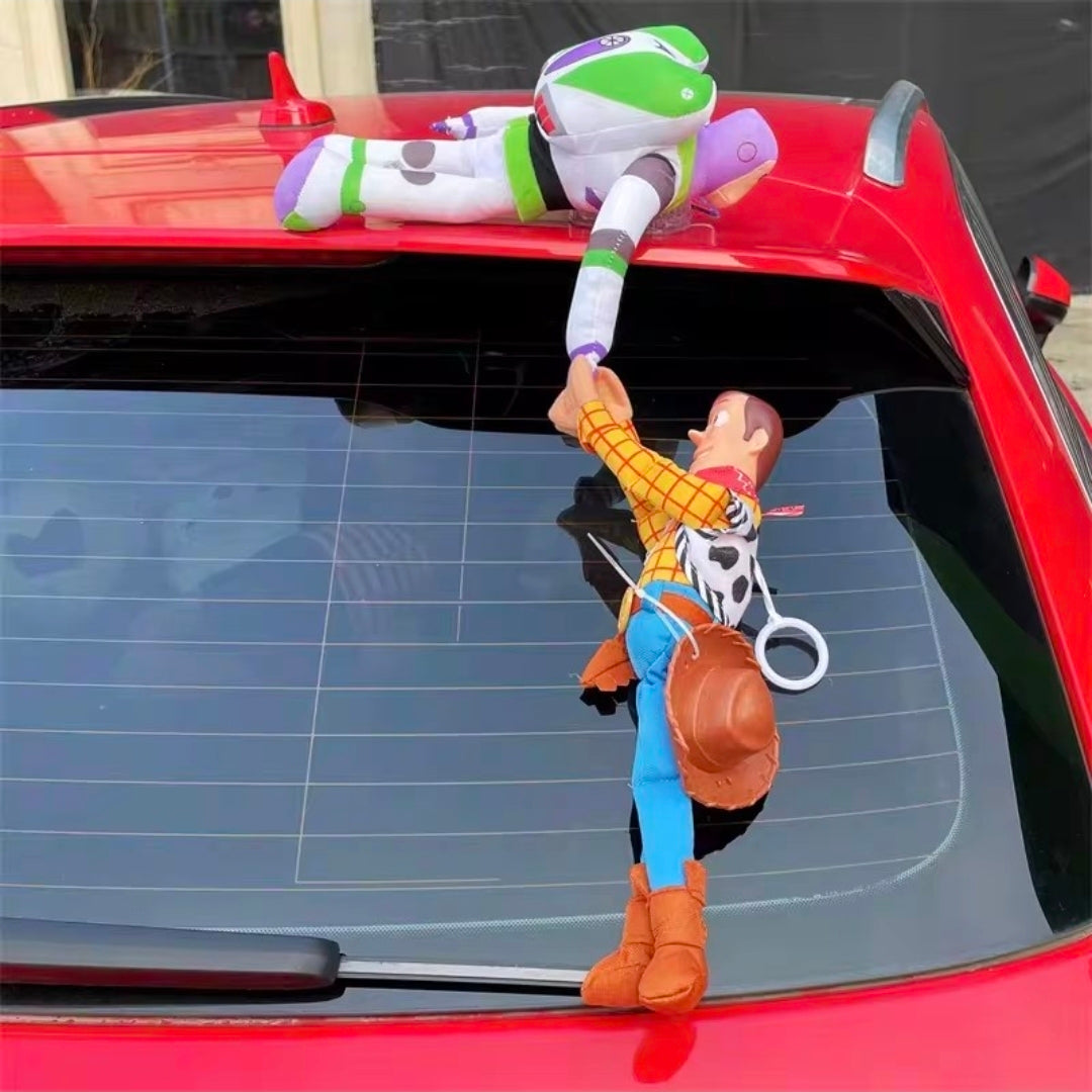 Plyschbilar från Toy Story – Woody & Buzz hängande dekorationer