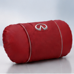 Infiniti Car Neck Pillow & Lumbar Support Cushion - Headrest Red