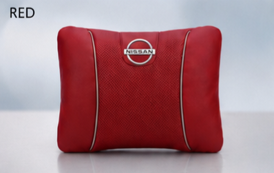 Nissan Car Neck Pillow & Lumbar Support Cushion Set
