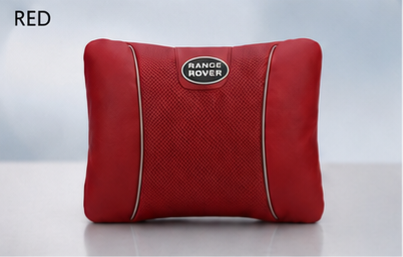 Range Rover Car Neck Pillow & Lumbar Support Cushion - Lumbar Red