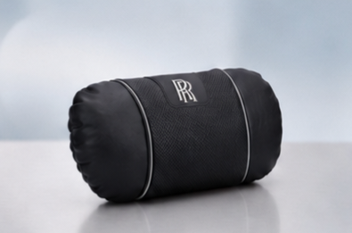 Rolls-Royce Car Neck Pillow & Lumbar Support Cushion - Headrest Black