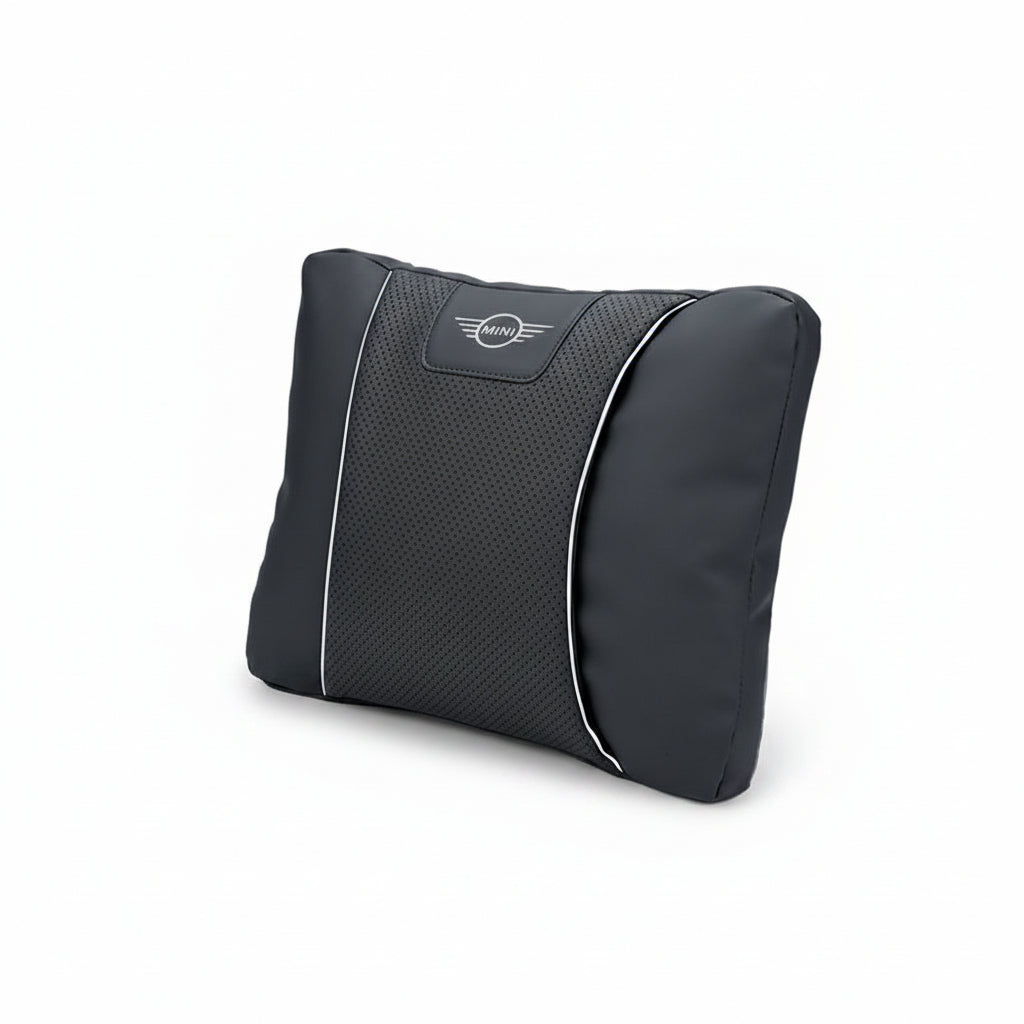 MINI Cooper Neck Pillow & Lumbar Support Cushion - Black / Lumbar Cushion