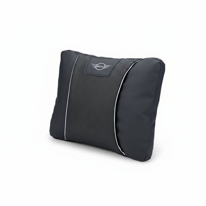 MINI Cooper Neck Pillow & Lumbar Support Cushion - Black / Lumbar Cushion