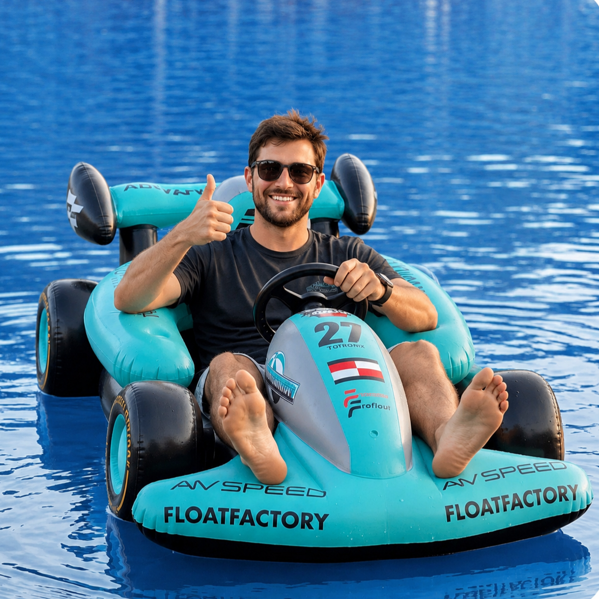 Inflatable F1 Racing Car Pool Float