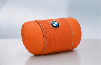 BMW Car Neck Pillow and Lumbar Support Cushion Set